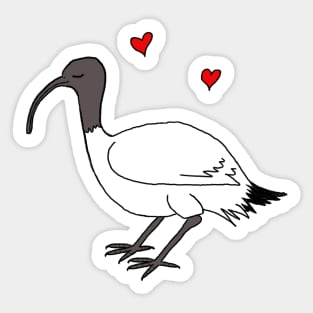 Ibis Love Sticker